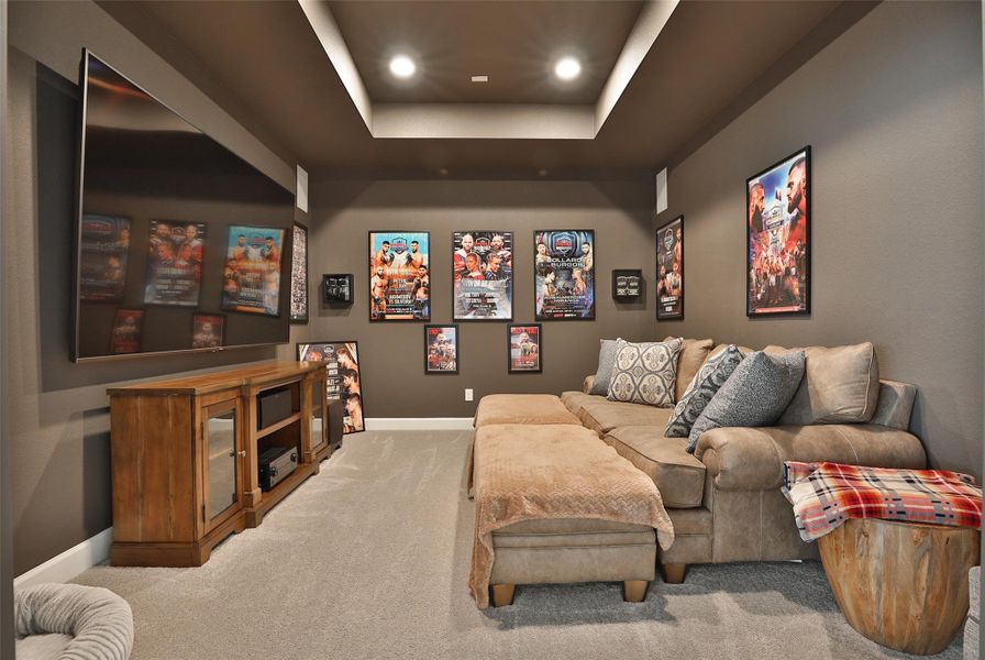 Furnished interior view inside a new home in Elyson, Katy (Image 16).