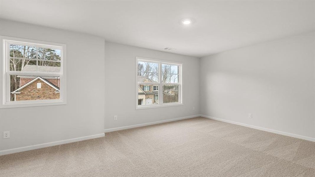 Spacious, unfurnished interior of a new home in Butner Estates, South Fulton (Image 46). Spacious, unfurnished interior of a new home in Butner Estates, South Fulton (Image 46).