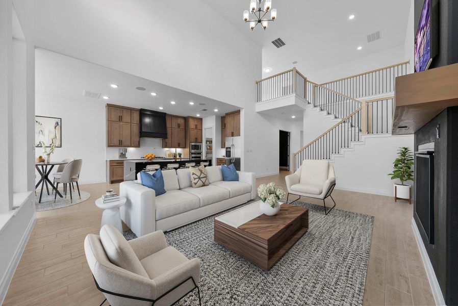 Welcome to 109 Strawberry Lane! Virtually staged living area.