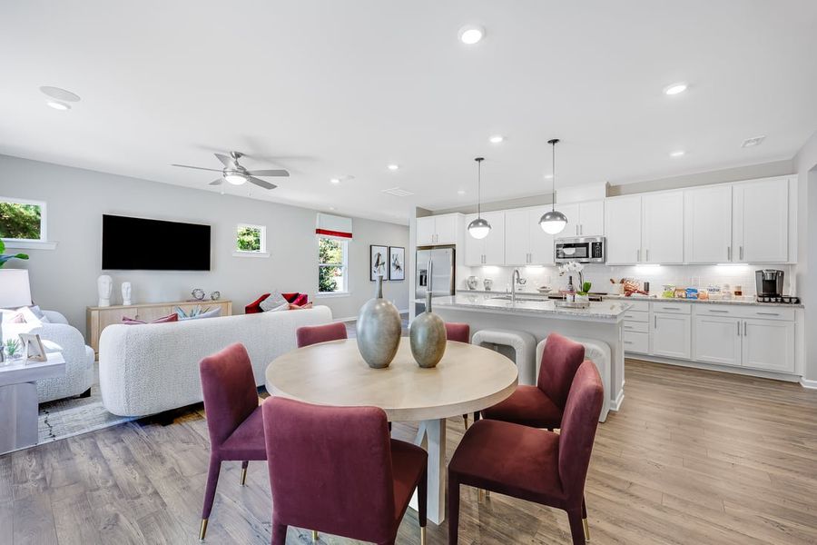 Representative furnished interior of a home built from the Stella by Taylor Morrison in Eagle Trace, Wendell (Image 25).