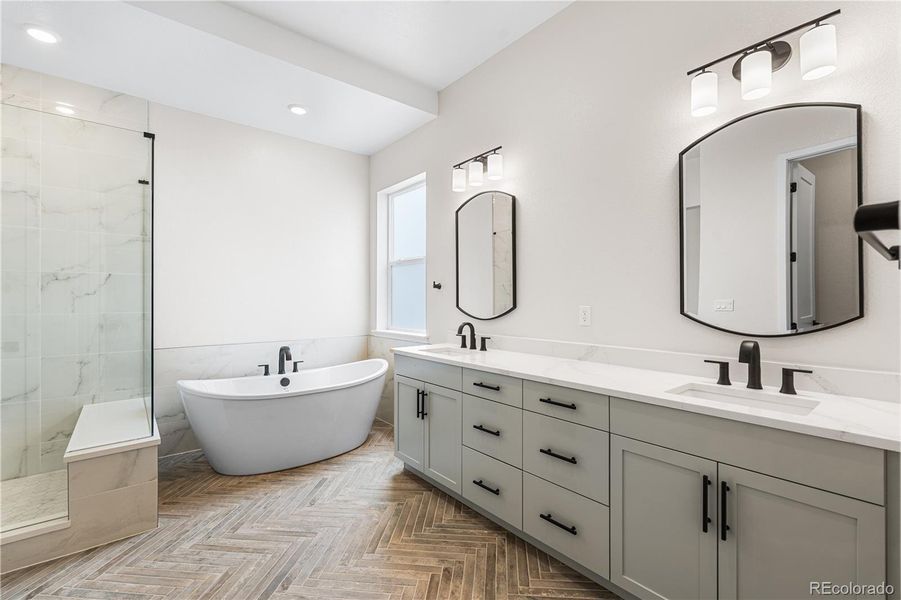 Furnished interior view inside a new home in Retreat at The Canyons, Castle Pines (Image 9).
