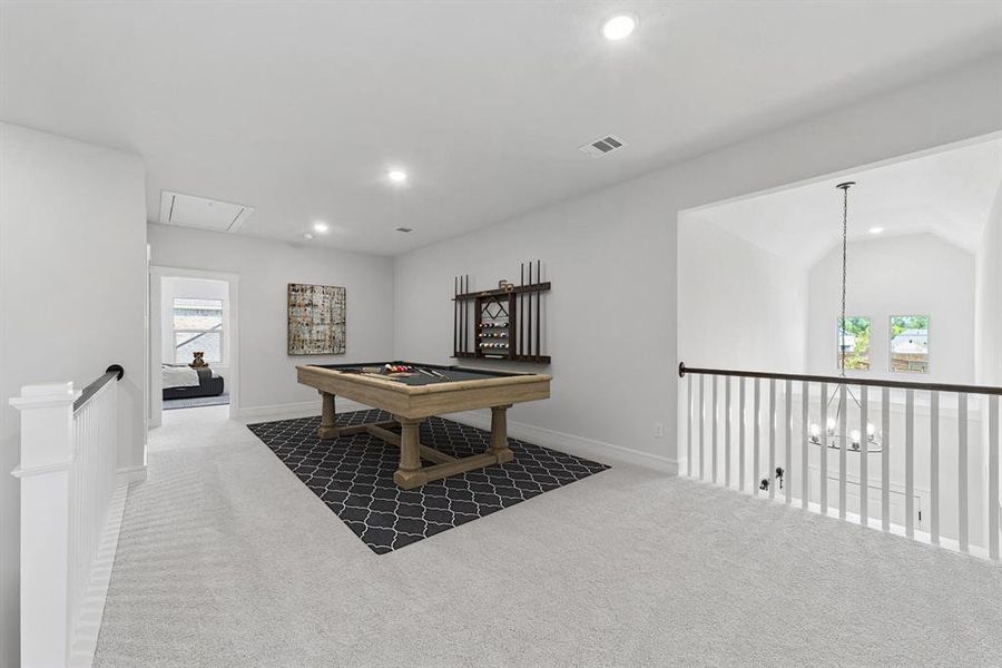Furnished interior view inside a new home in Lincoln Pointe, Van Alstyne (Image 23).