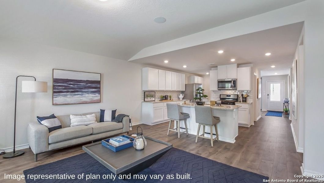 Furnished interior view inside a new home in Steele Creek, Cibolo (Image 21). Furnished interior view inside a new home in Steele Creek, Cibolo (Image 21).