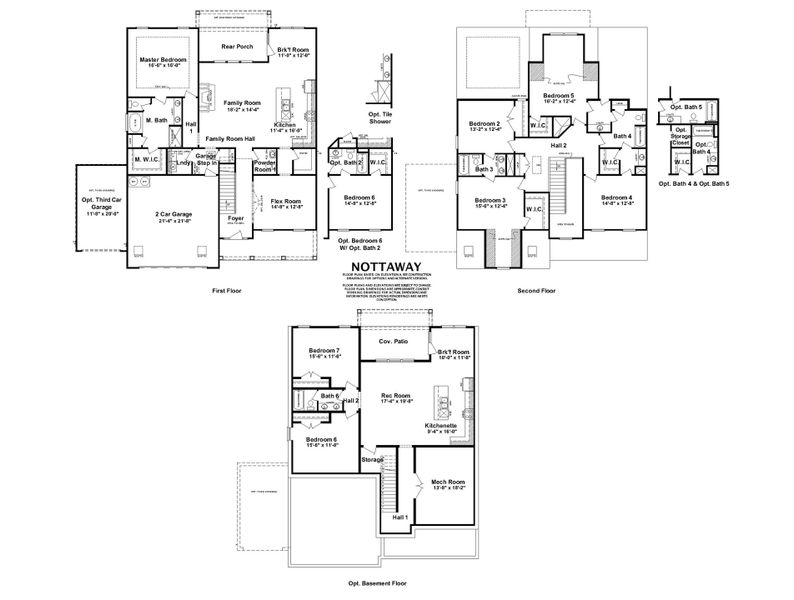 Nottaway Floorplan by Ivey Homes