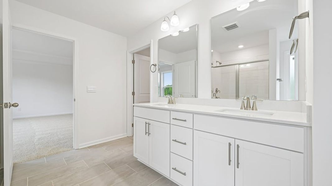 Furnished interior view inside a new home in Kalas Falls, Wake Forest (Image 7).