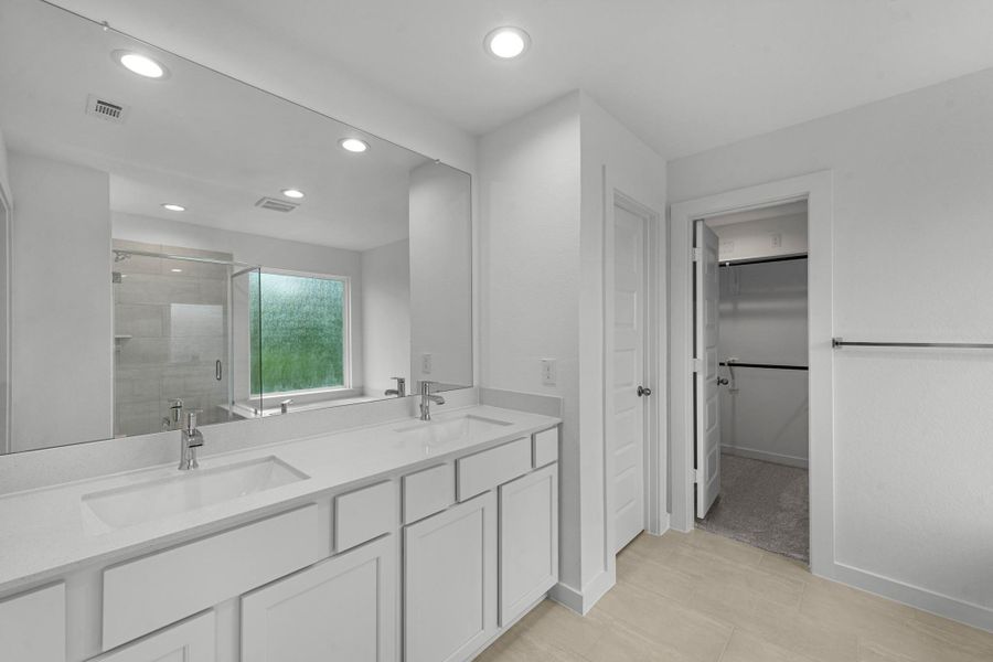 Furnished interior view inside a new home in Cypresswood Landing, Humble (Image 5).
