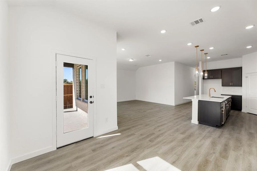 Open Kitchen-Dining Room