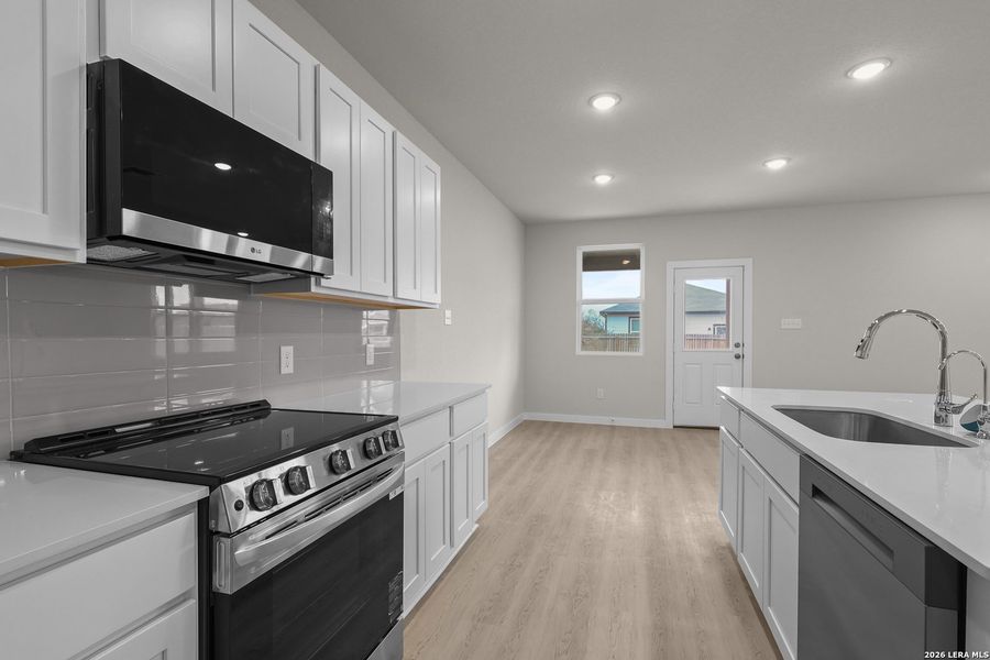 Furnished interior view inside a new home in Millican Grove, San Antonio (Image 10).
