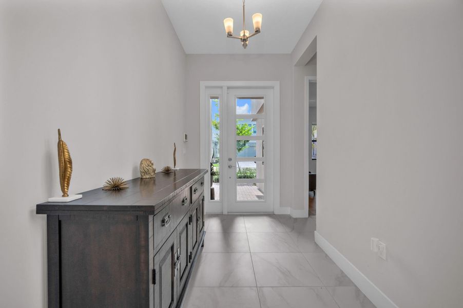 Furnished interior view inside a new home in , Boca Raton (Image 51).