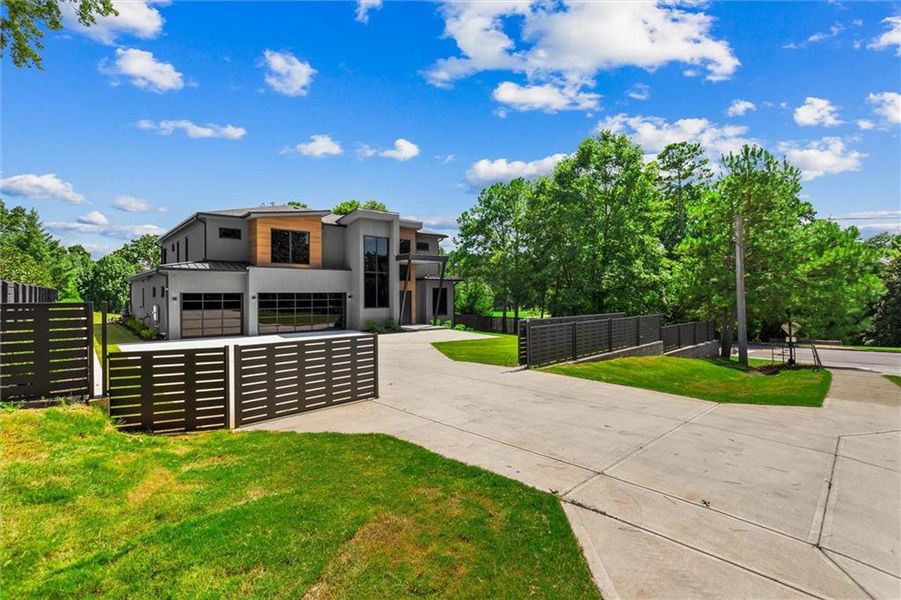Front exterior of a new home in , Sugar Hill, GA, highlighting curb appeal (Image 28).