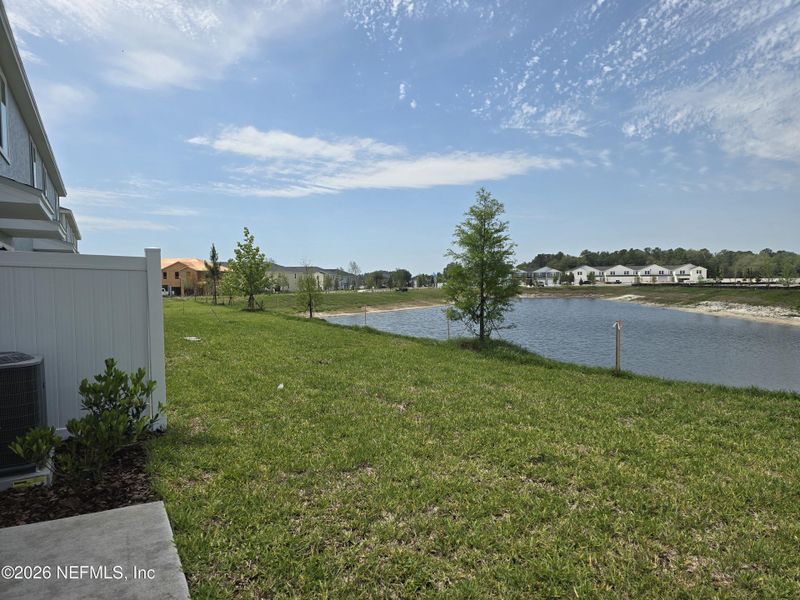 Exterior details and patio area of a home in The District at Oakleaf - The Commons, Middleburg (Image 22).