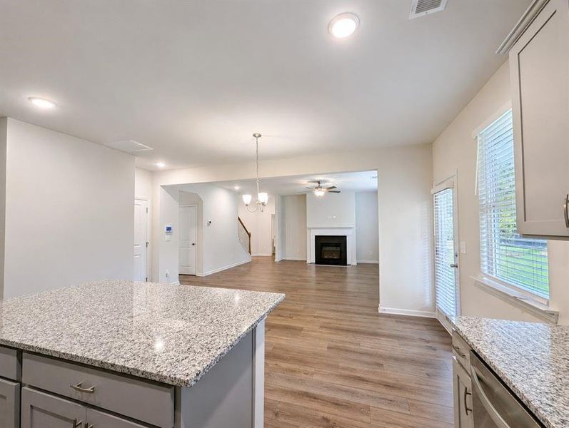 Furnished interior view inside a new home in Kingsmere Estates, Loganville (Image 6). Furnished interior view inside a new home in Kingsmere Estates, Loganville (Image 6).