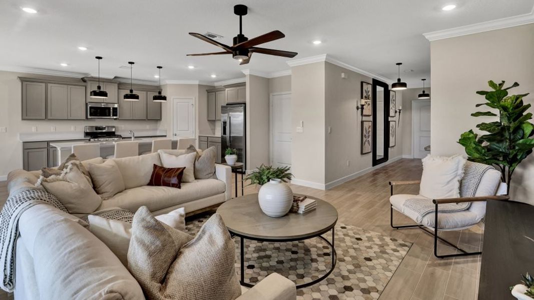 Hydrangea great room