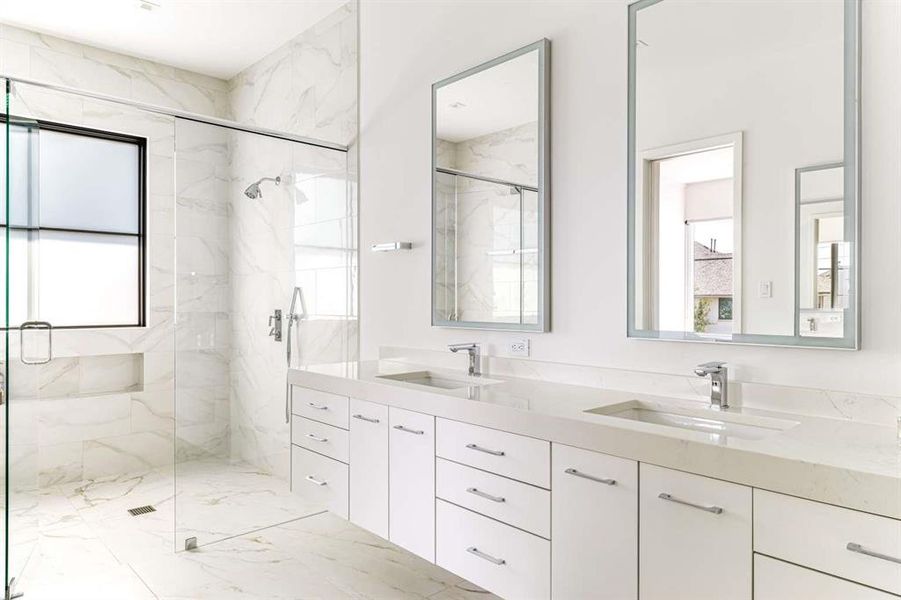 Furnished interior view inside a new home in , Dallas (Image 6).