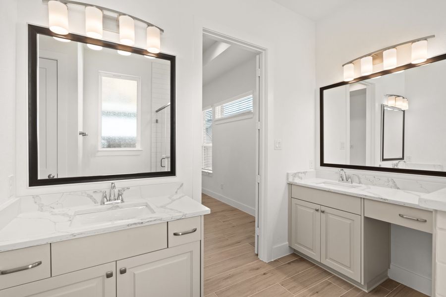 Furnished interior view inside a new home in The Trails, New Caney (Image 8).
