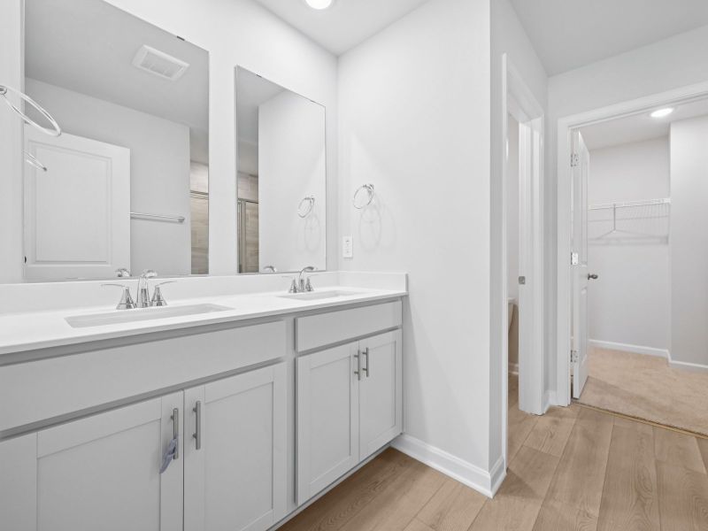 Furnished interior view inside a new home in The Rows at Buffaloe Reserve, Raleigh (Image 6).