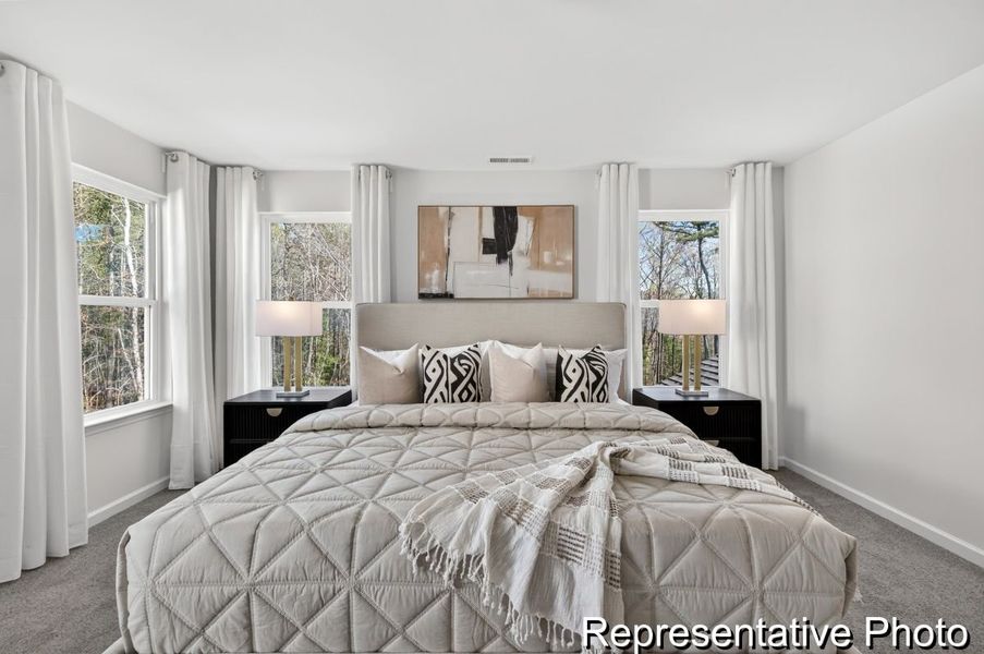 Furnished interior view inside a new home in Morgan Hills, Albemarle (Image 15).