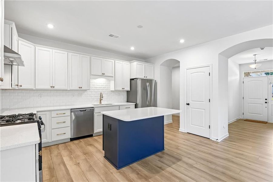 Furnished interior view inside a new home in Poplar Place, Dallas (Image 9).