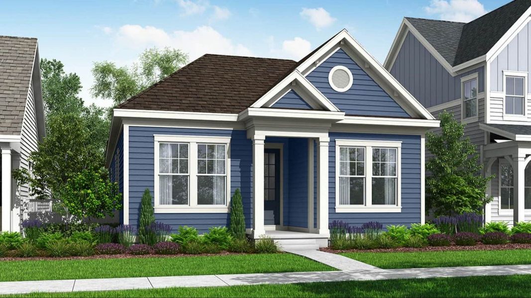 Representative exterior photo of a completed home built from the Dillon by Brightland Homes in Westerly, Erie, CO (Image 2).