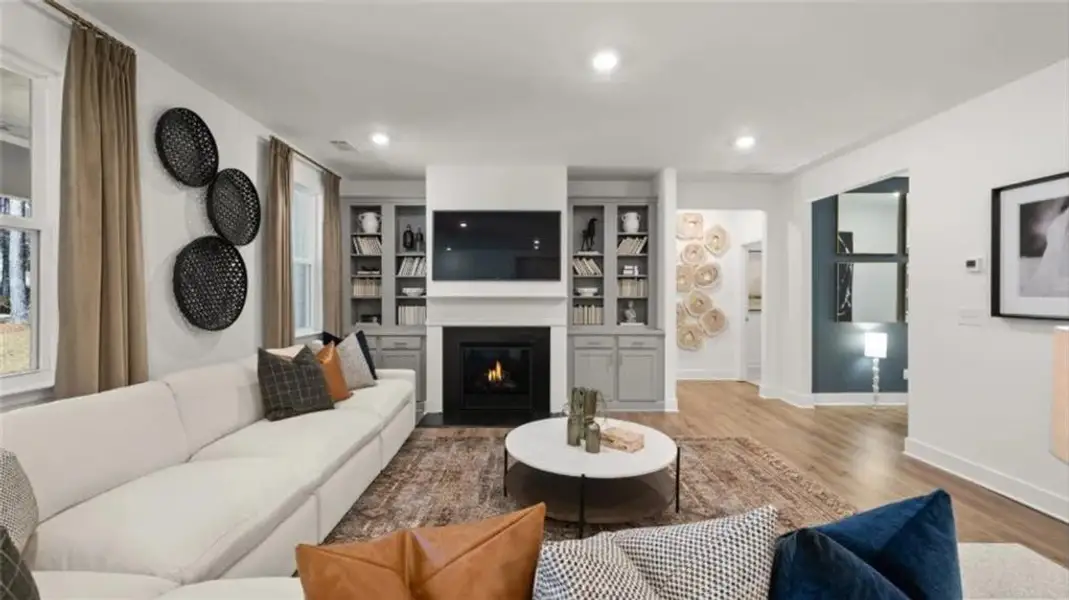 Furnished interior view inside a new home in , McDonough (Image 7).
