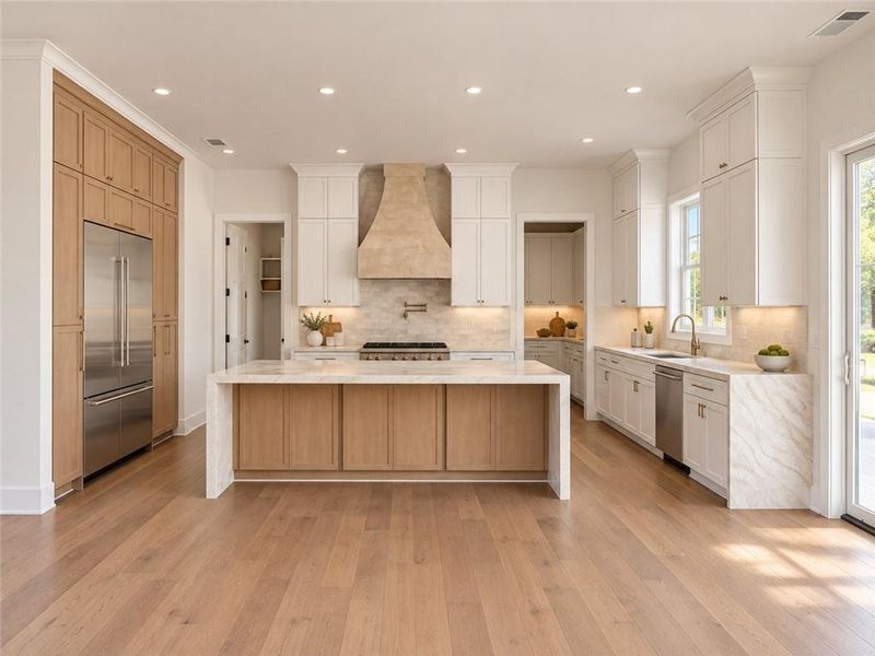 Furnished interior view inside a new home in , Marietta (Image 8).