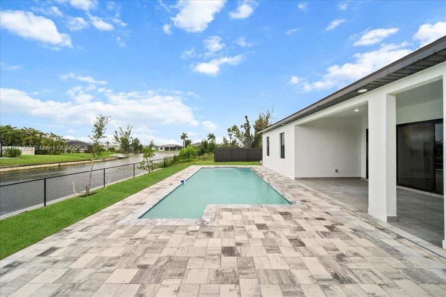 Exterior details and patio area of a home in , Cape Coral (Image 42). Exterior details and patio area of a home in , Cape Coral (Image 42).