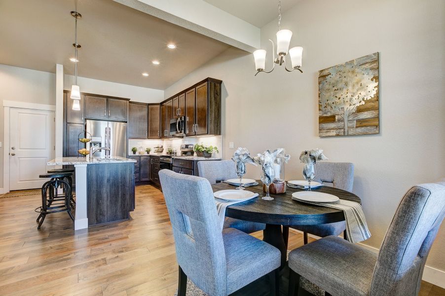 Representative furnished interior of a home built from the The Camden by Landmark Homes in The Lakes at Centerra, Loveland (Image 6). Representative furnished interior of a home built from the The Camden by Landmark Homes in The Lakes at Centerra, Loveland (Image 6).