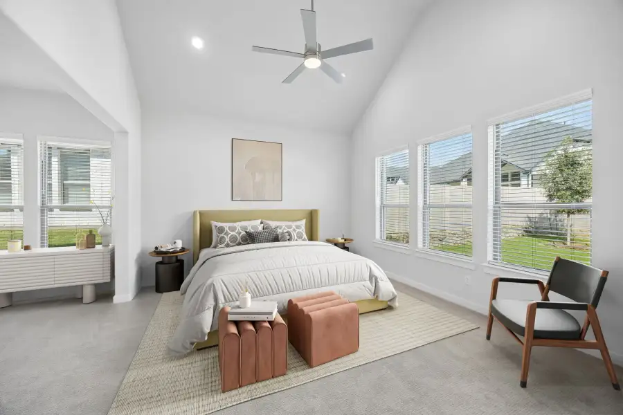 Primary Suite in the Monet II home plan by Trophy Signature Homes – REPRESENTATIVE PHOTO Primary Suite in the Monet II home plan by Trophy Signature Homes – REPRESENTATIVE PHOTO