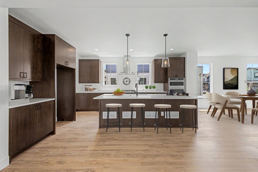 Furnished interior view inside a new home in West Grange, Longmont (Image 6).