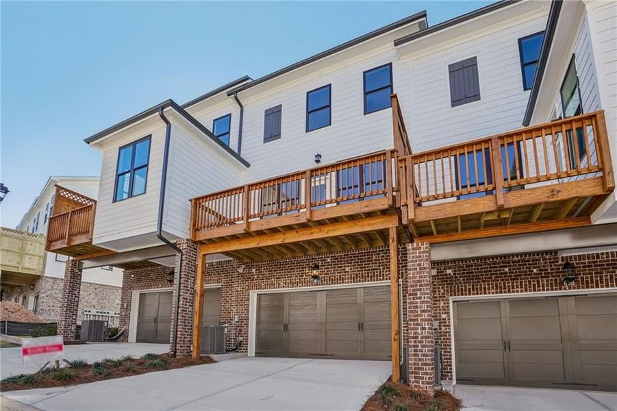 2 car garage, rear entryPictures of not of actual home but same floorplan with similar options in same community* Townhome is complete