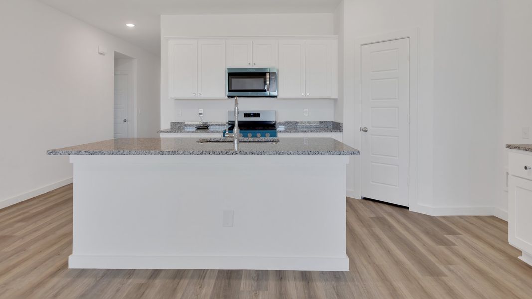 Furnished interior view inside a new home in Everest Heights, Lubbock (Image 11).