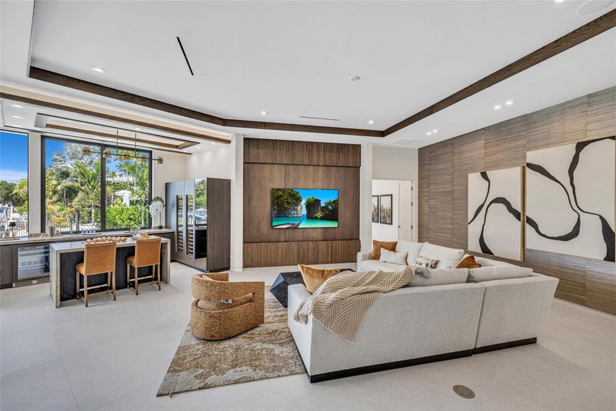 Furnished interior view inside a new home in , Fort Lauderdale (Image 11).