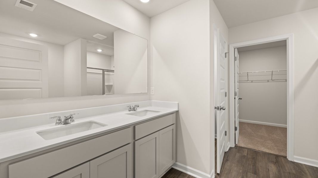 Representative furnished interior of a home built from the Penwell by D.R. Horton in Locust Grove Station - Cedar Ridge, Locust Grove (Image 10).