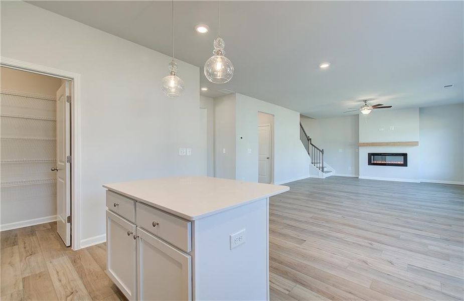 Furnished interior view inside a new home in Westminster, Covington (Image 6). Furnished interior view inside a new home in Westminster, Covington (Image 6).