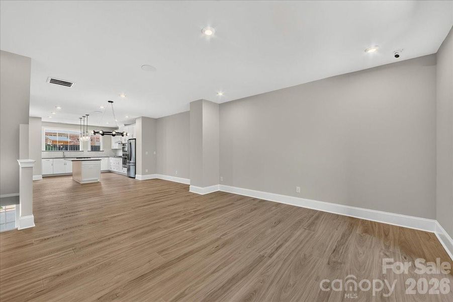 Open concept living Open concept living
