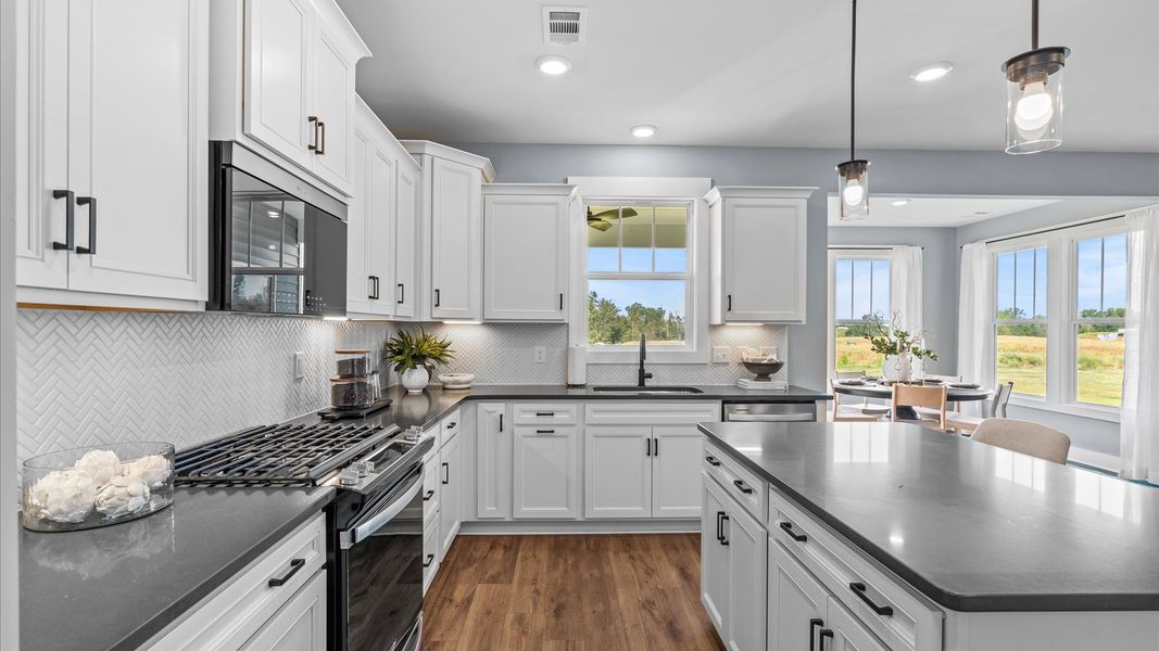 Kitchen of The Drayton Design by DRB Homes