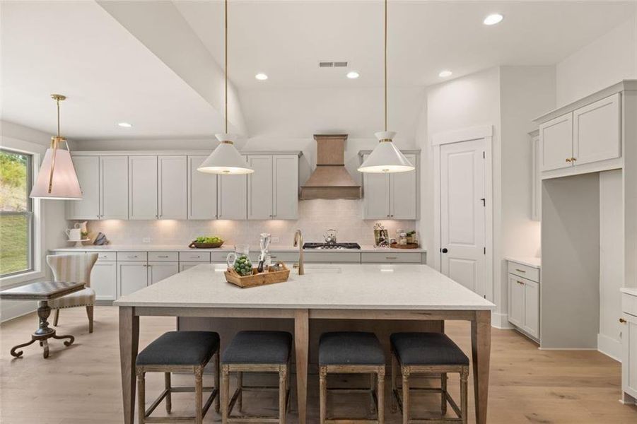 Furnished interior view inside a new home in Soleil Summit Chase, Snellville (Image 14).