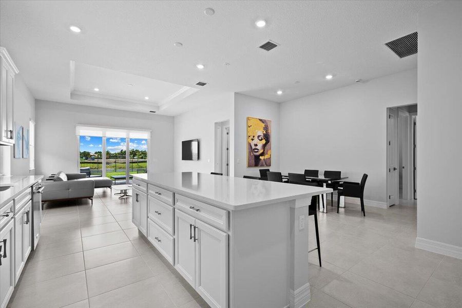 Furnished interior view inside a new home in Avondale at Avenir, Palm Beach Gardens (Image 12).