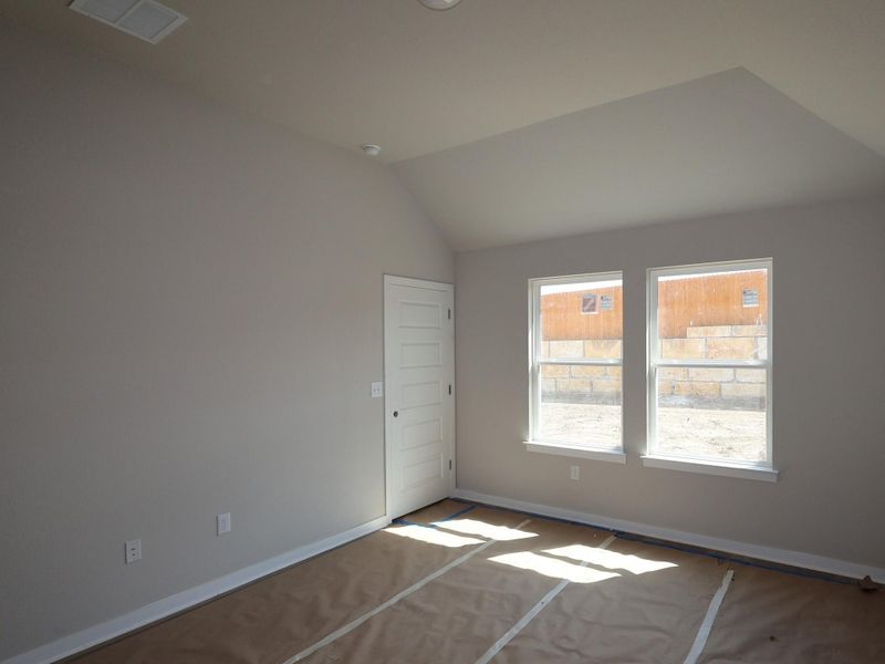 In-progress construction of a new home in Cascades at Onion Creek, Austin, TX (Image 9).