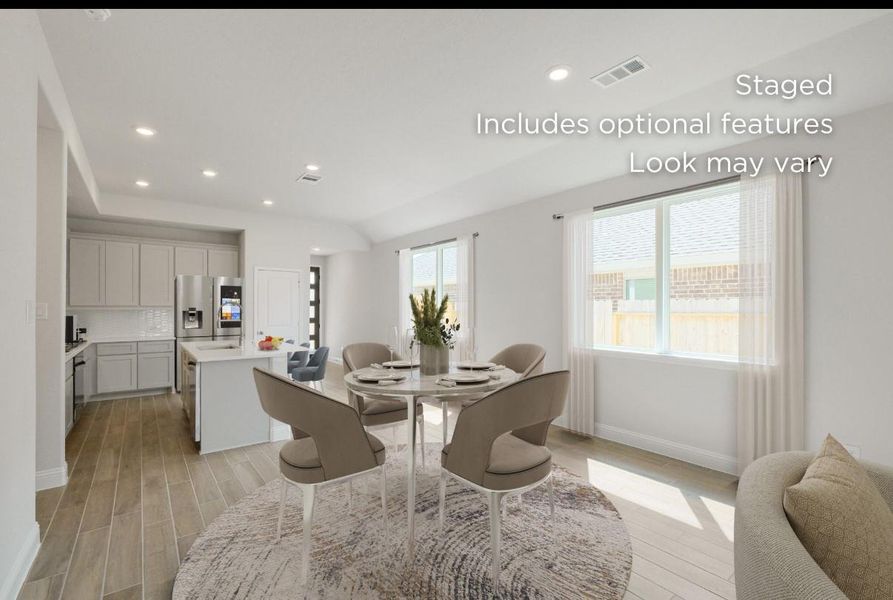 Furnished interior view inside a new home in WILDTREE 40', Montgomery (Image 4).