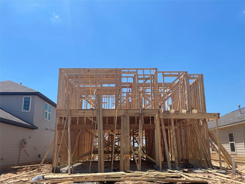 In-progress construction of a new home in Mirabella, Brookshire, TX (Image 20).