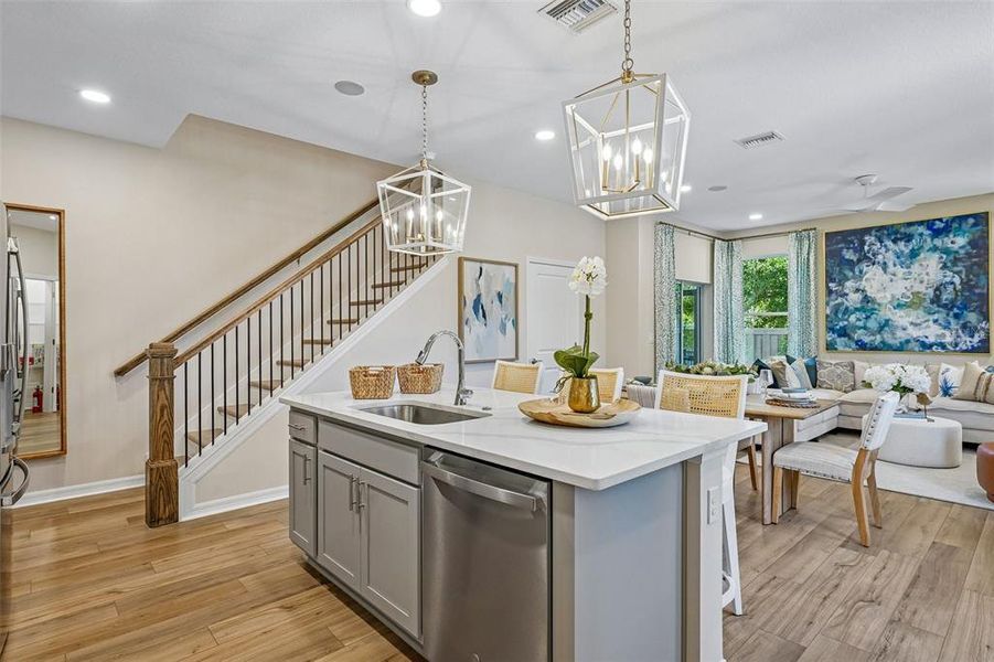 Furnished interior view inside a new home in The Brooke, Brandon (Image 32).