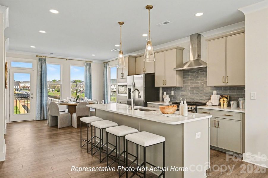Furnished interior view inside a new home in , Charlotte (Image 6).