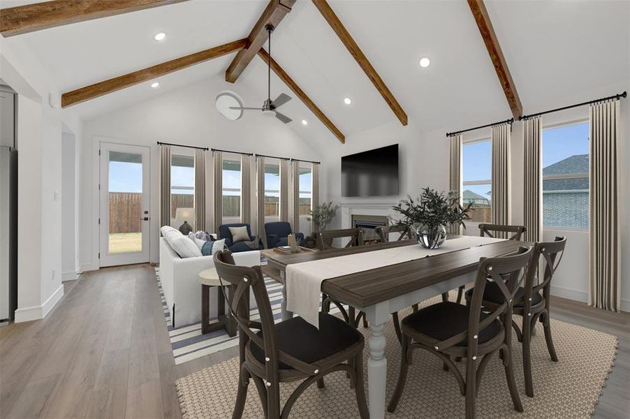 Furnished interior view inside a new home in Heritage Ranch, Sherman (Image 17).