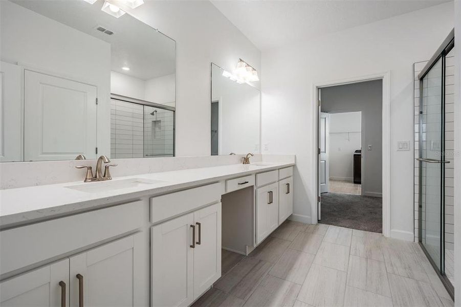 Furnished interior view inside a new home in , San Antonio (Image 10).