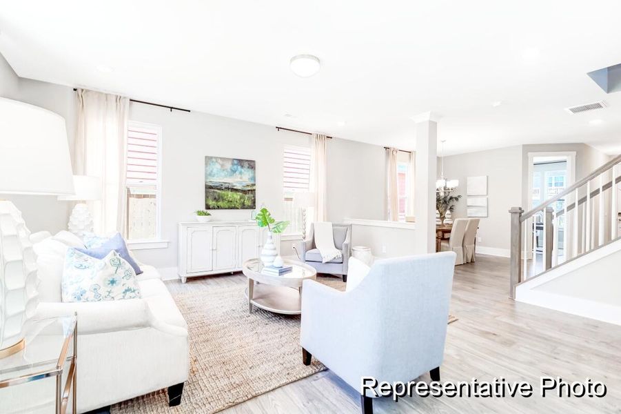 Furnished interior view inside a new home in , Ravenel (Image 11). Furnished interior view inside a new home in , Ravenel (Image 11).