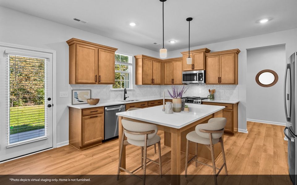 Furnished interior view inside a new home in Watkins Landing, Kernersville (Image 7).