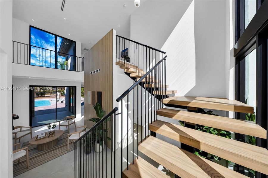 Furnished interior view inside a new home in , Miami (Image 17). Furnished interior view inside a new home in , Miami (Image 17).