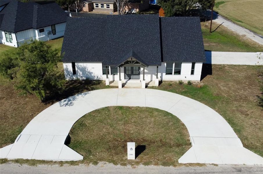 Aerial view of property and surrounding area Aerial view of property and surrounding area