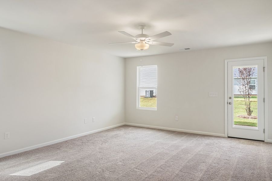 Spacious, unfurnished interior of a new home in Wingate, Inman (Image 15). Spacious, unfurnished interior of a new home in Wingate, Inman (Image 15).